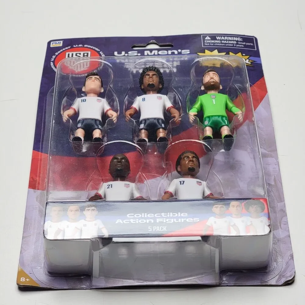 Supergoal U.S. Men's National Soccer Team Action Figures 5-Pack New FIFA